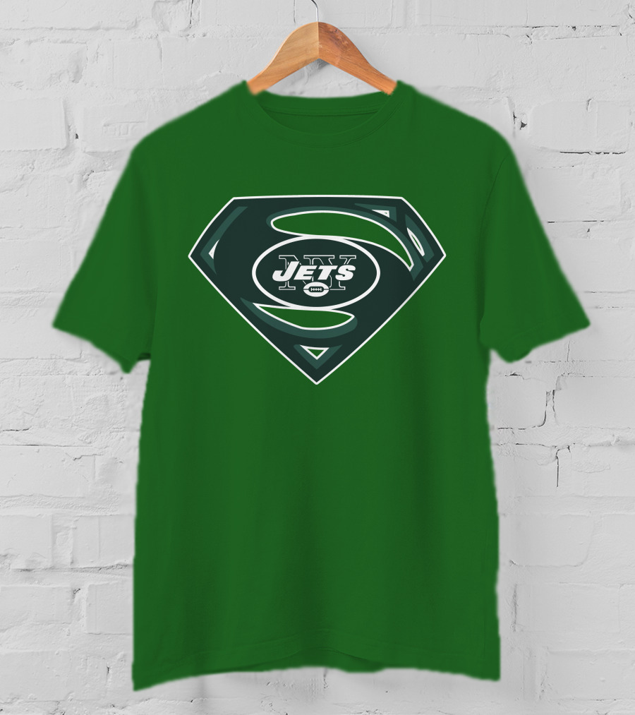 Jets Nfl Super Hero Symbol T-Shirt