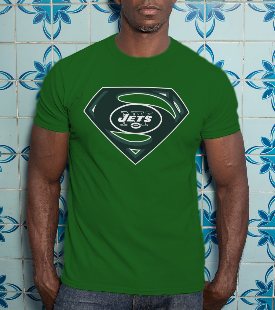 Jets Nfl Super Hero Symbol T-Shirt