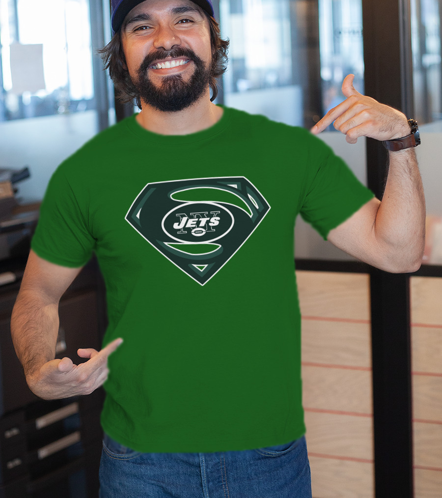 Jets Nfl Super Hero Symbol T-Shirt