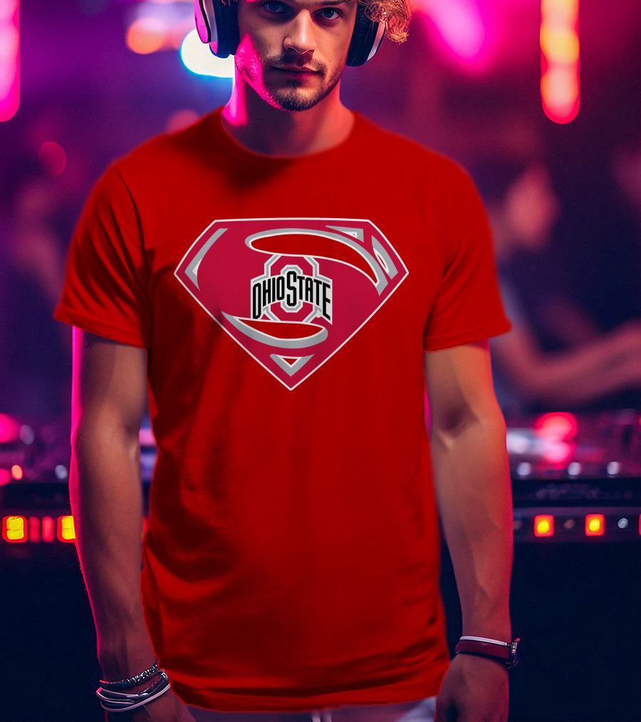 Ohio State Logo Red Shield T-Shirt