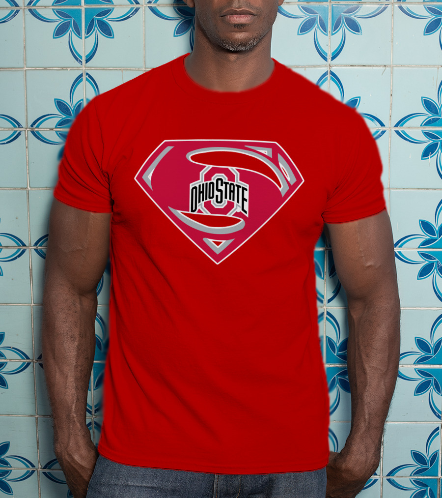 Ohio State Logo Red Shield T-Shirt