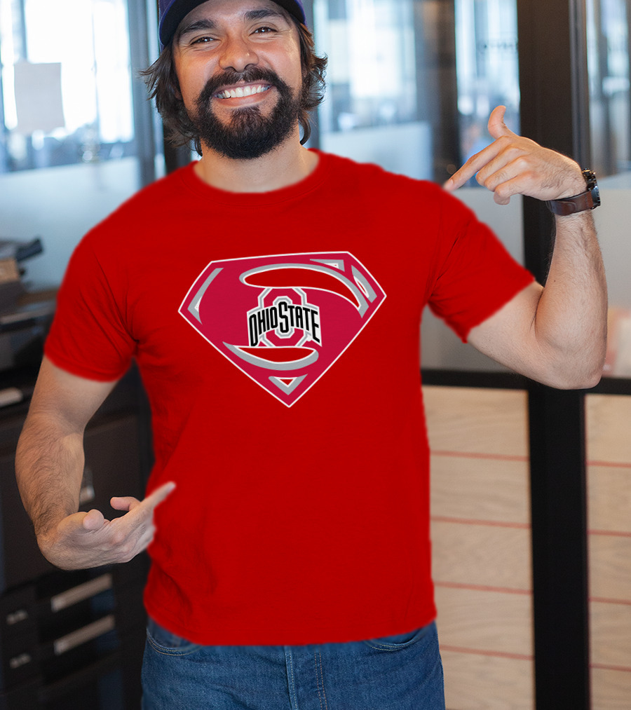 Ohio State Logo Red Shield T-Shirt