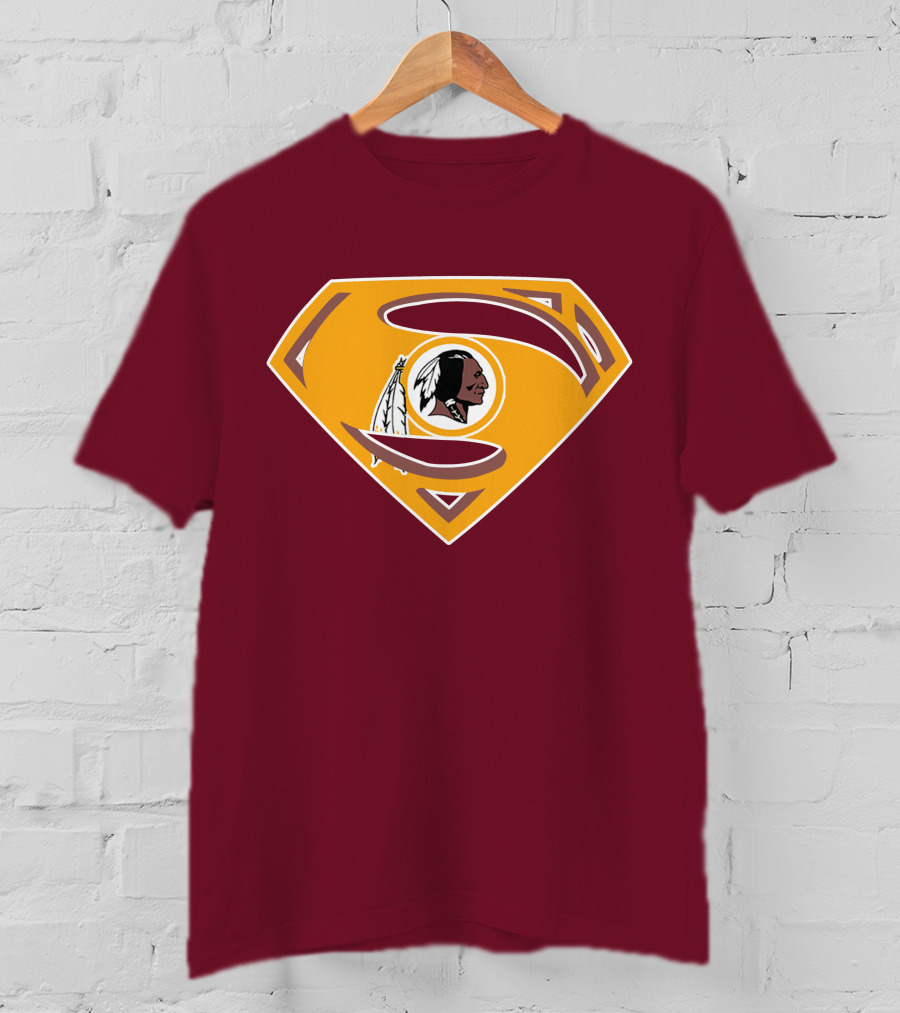 Redskins Superman Logo Mashup T-Shirt