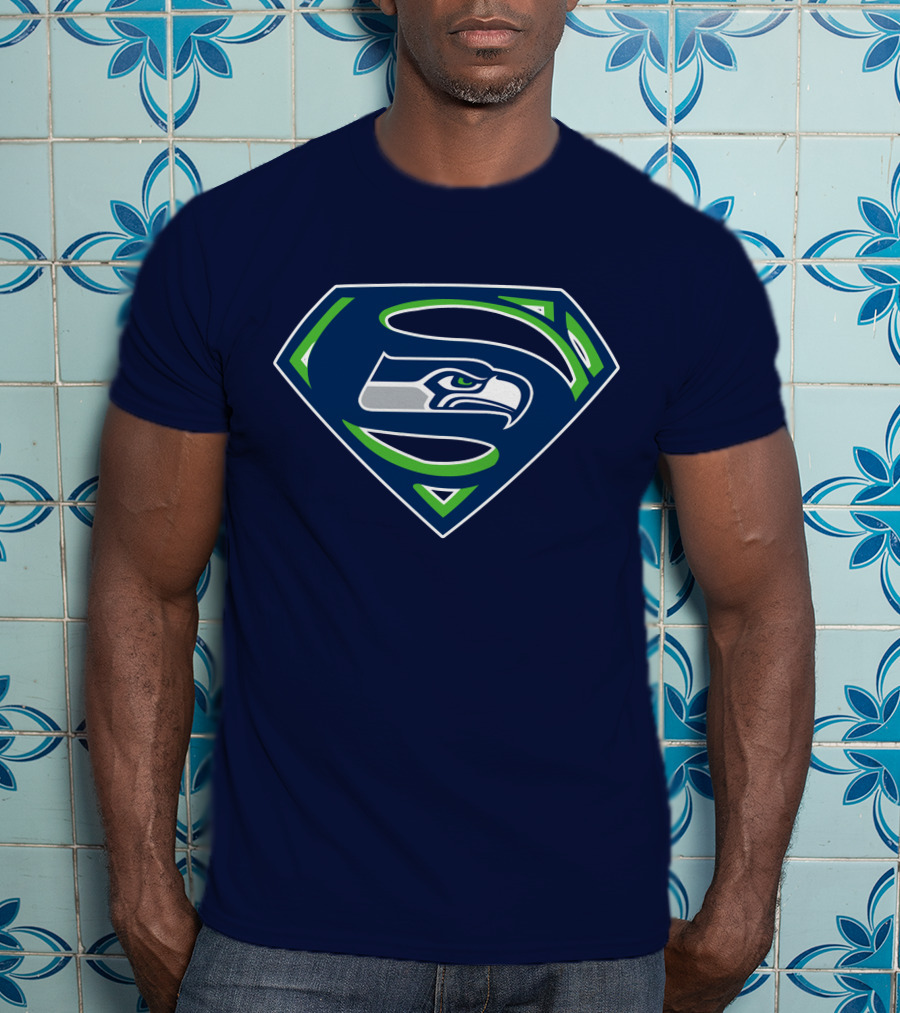 Seattle Seahawks Super Symbol Combination T-Shirt