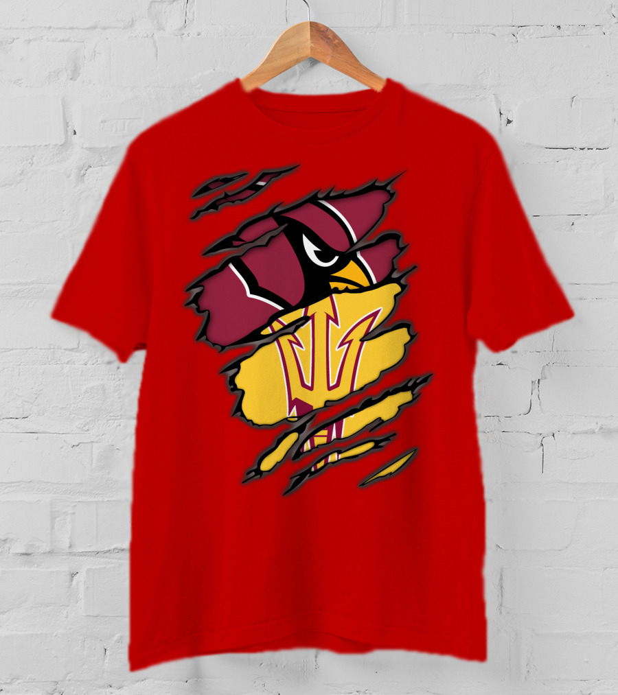 Arizona Cardinals State Sun Devils Fusion T-Shirt