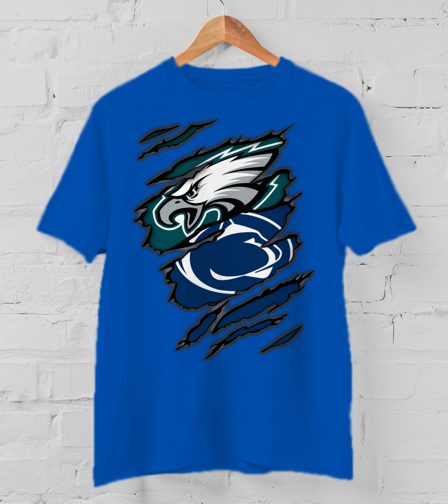 Eagles Penn State Logo Claw T-Shirt