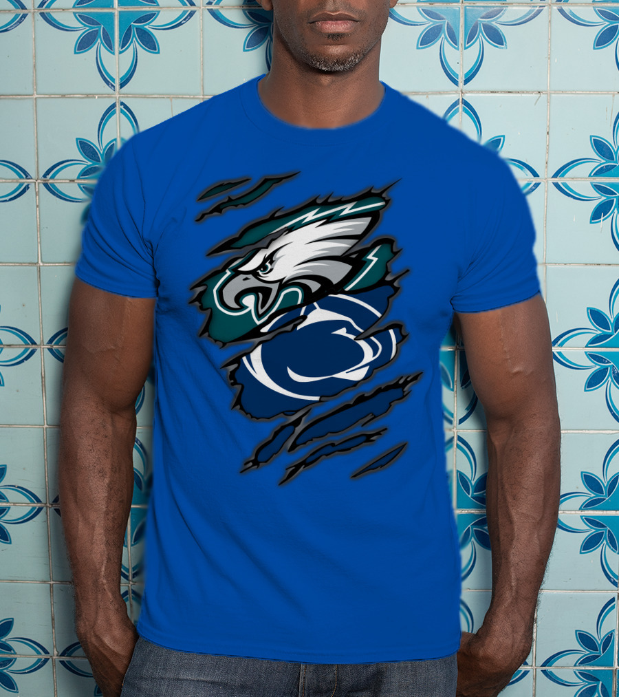 Eagles Penn State Logo Claw T-Shirt