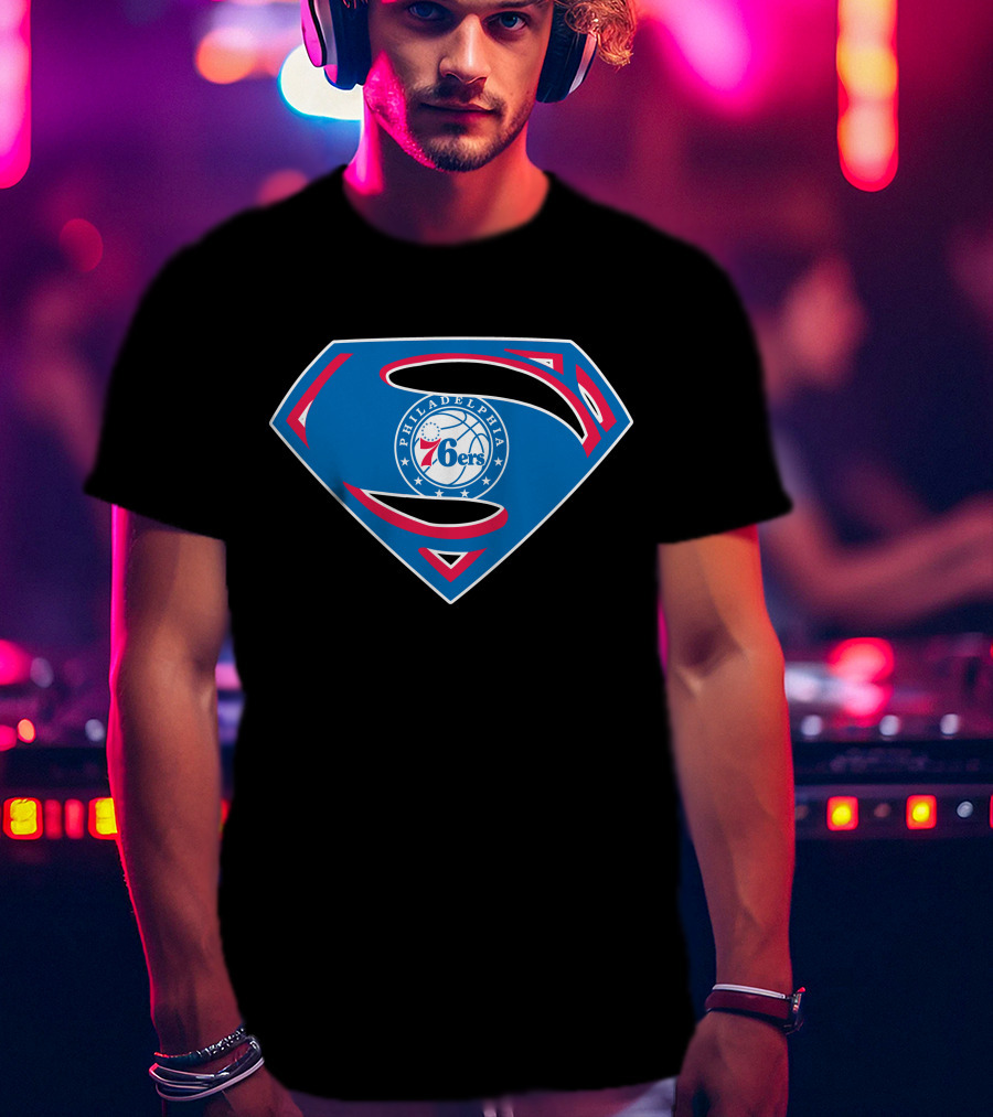 Philadelphia 76ers Superman T-Shirt