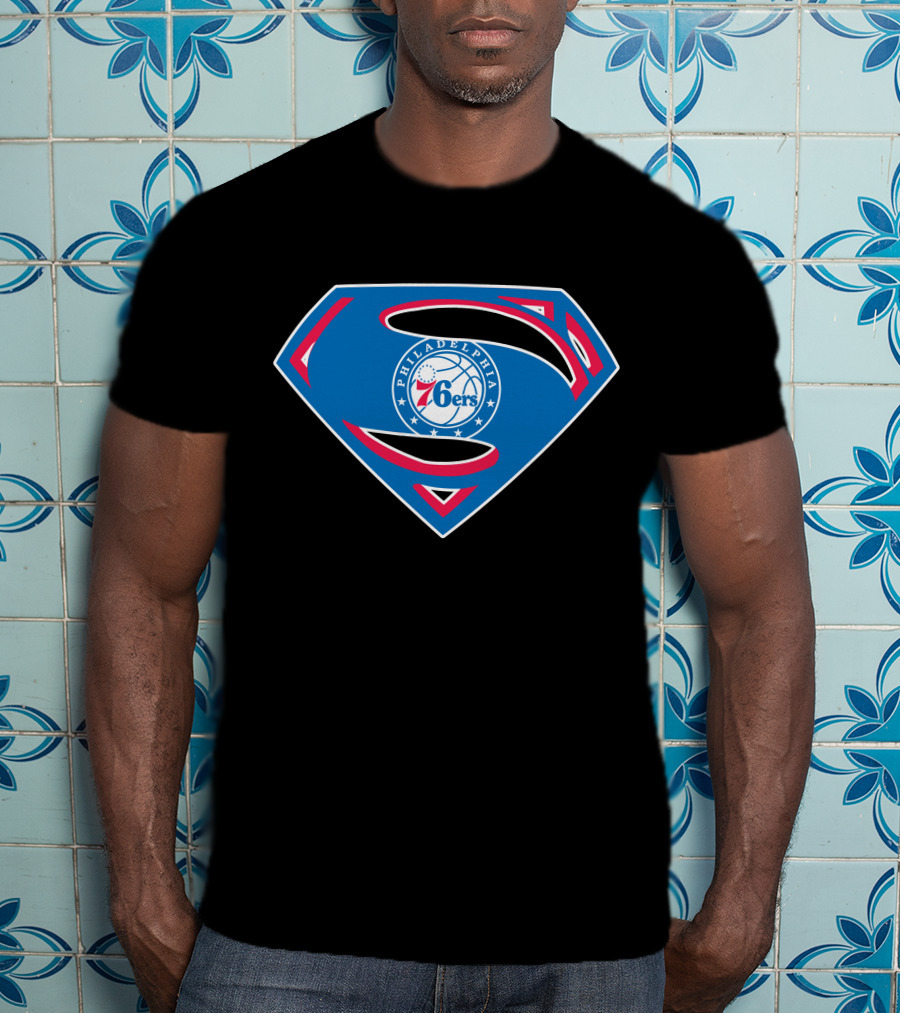 Philadelphia 76ers Superman T-Shirt