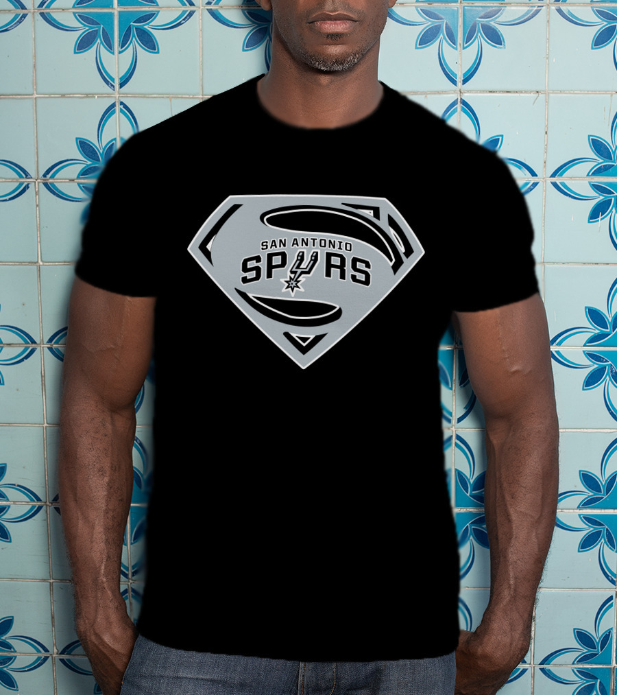 San Antonio Spurs Superman T-Shirt