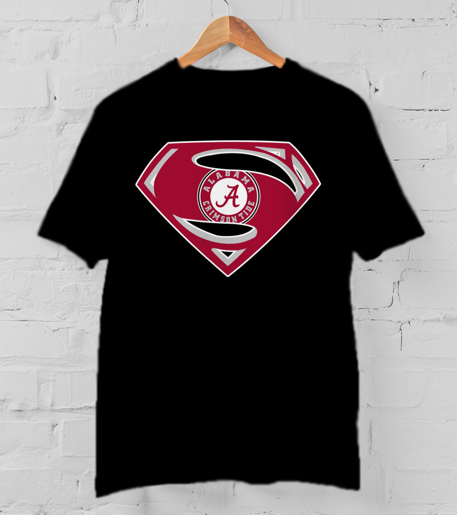 Alabama Crimson Tide Superman T-Shirt