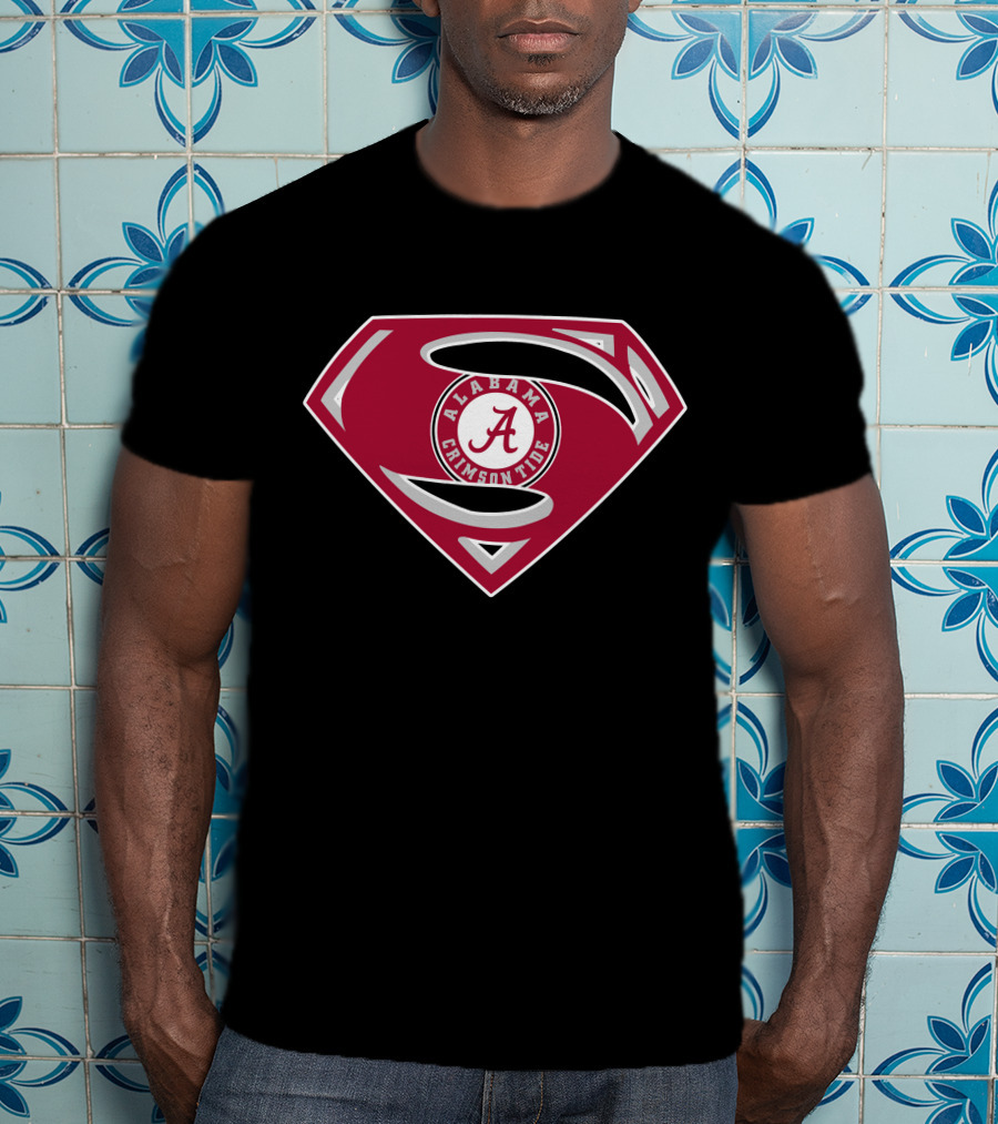 Alabama Crimson Tide Superman T-Shirt