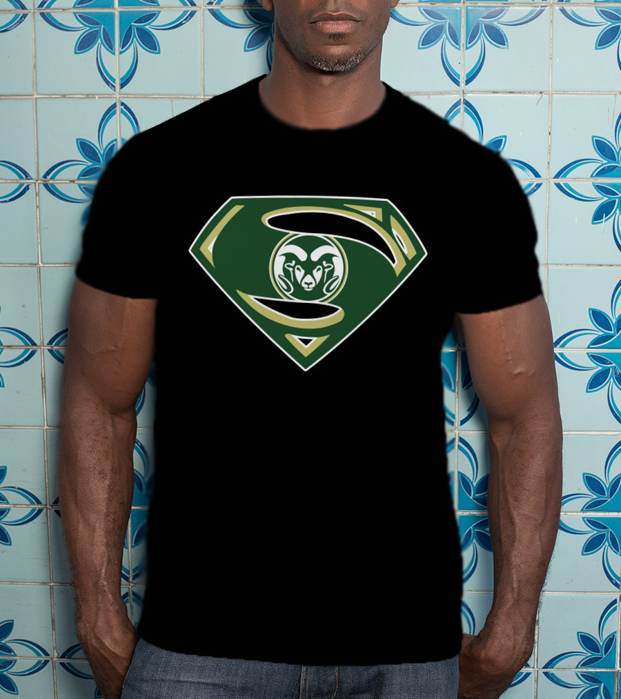 Colorado State Rams Superman T-Shirt