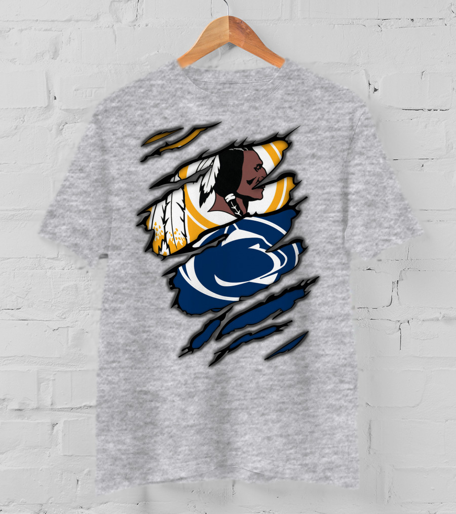 Redskins Penn State Fan Crossover Claw T-Shirt