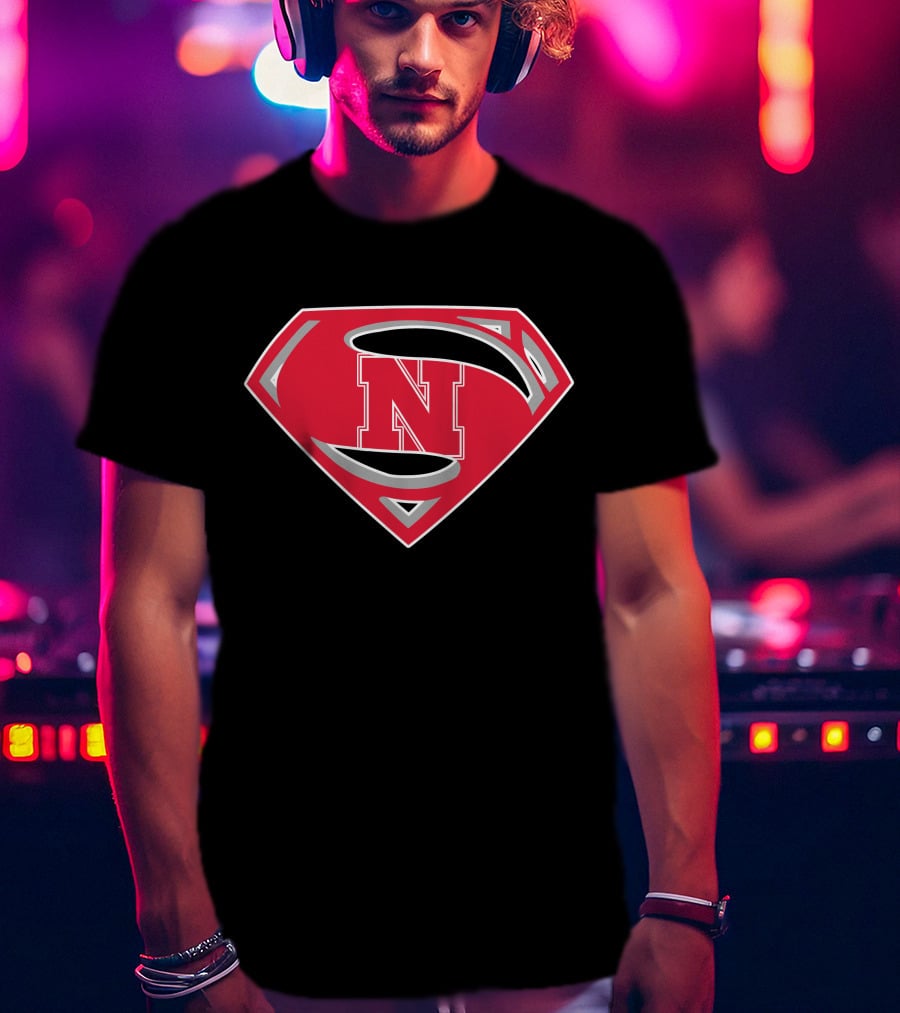 Nebraska Huskers Superman T-Shirt