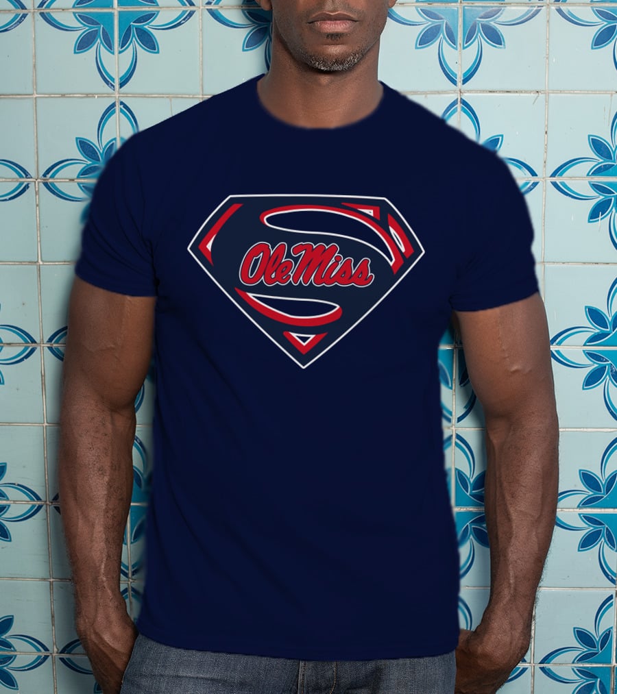 Ole Miss Superman S T-Shirt