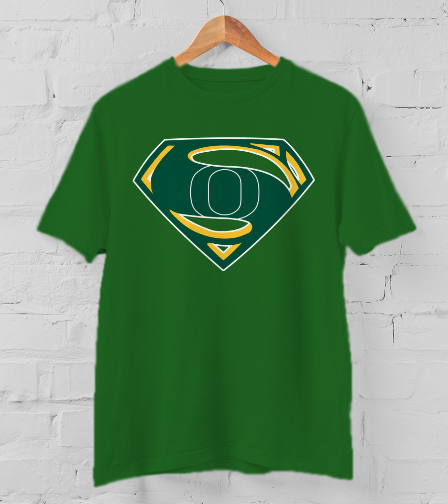 Superman Logo Oregon Ducks Color T-Shirt