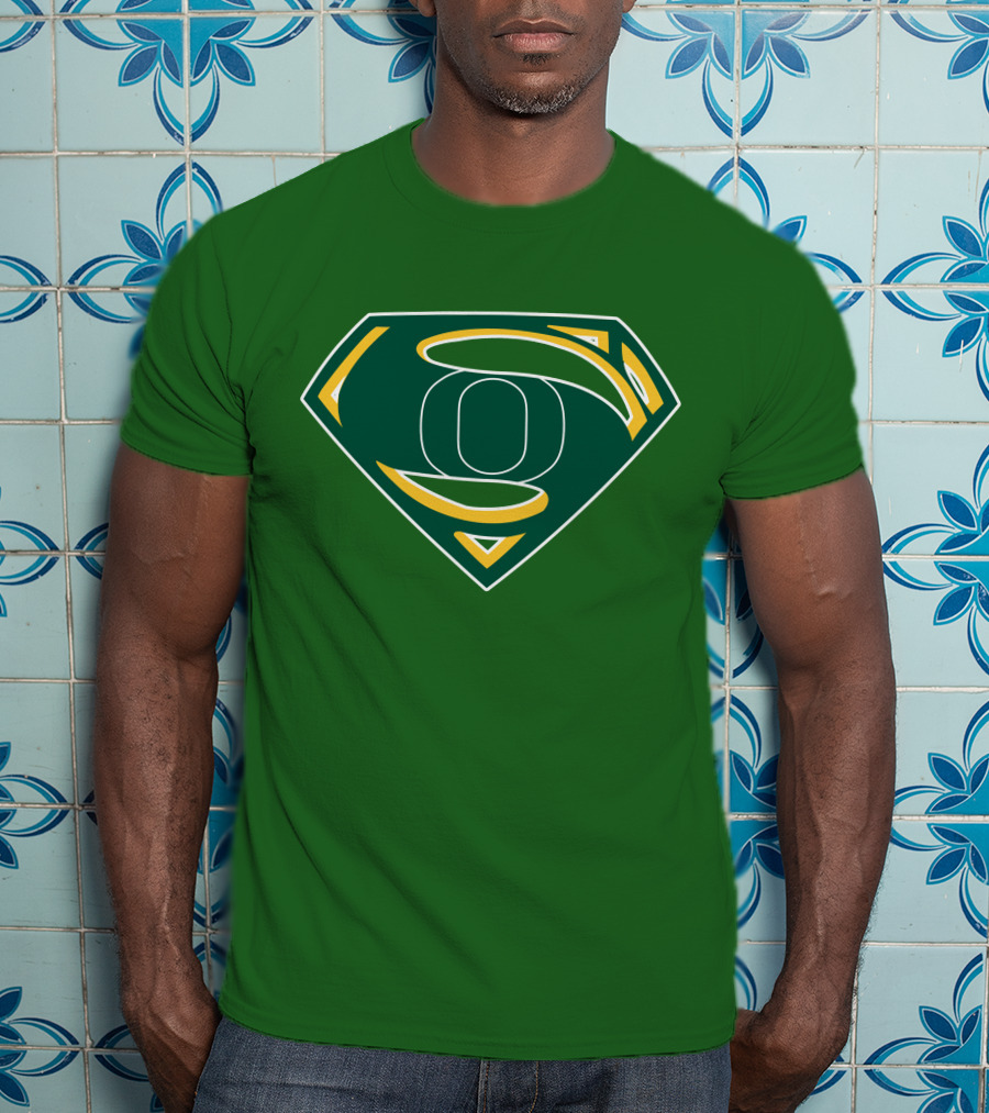 Superman Logo Oregon Ducks Color T-Shirt