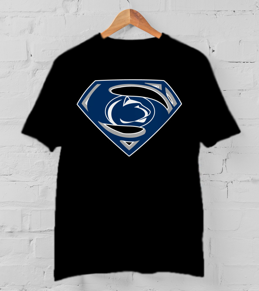 Superman Penn State Nittany Lions Emblem T-Shirt