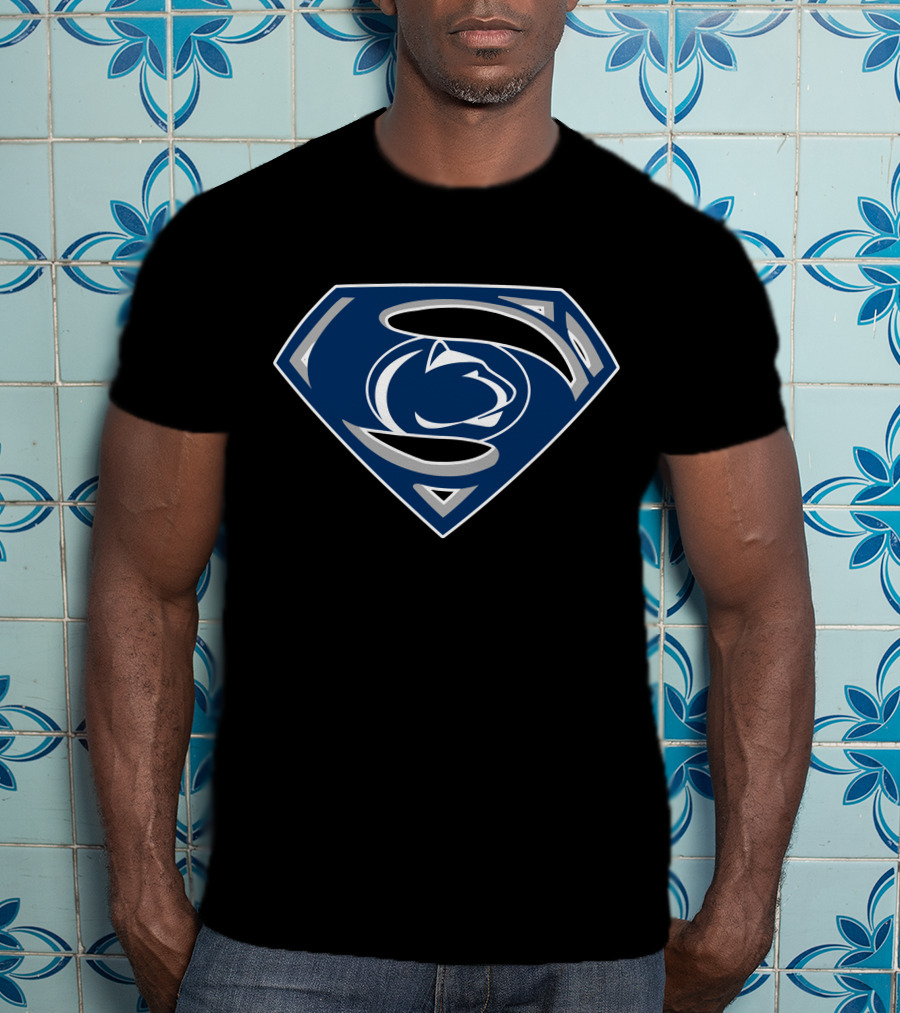 Superman Penn State Nittany Lions Emblem T-Shirt