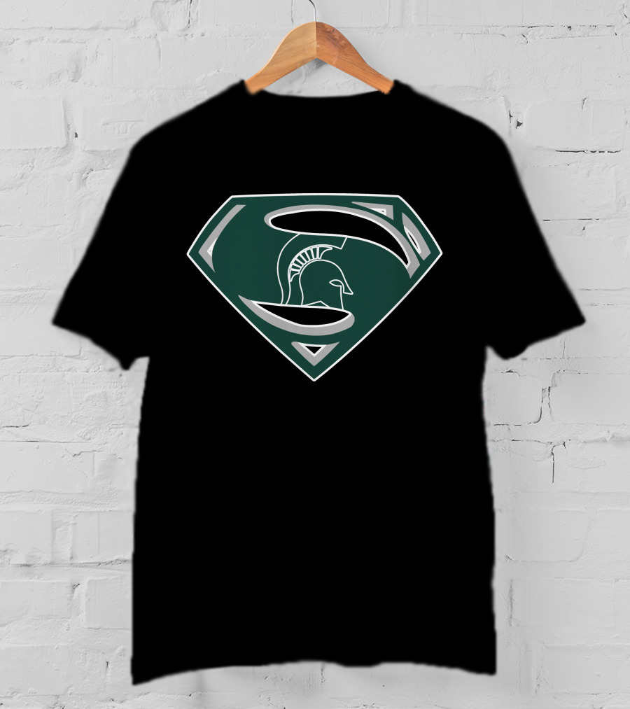 Superman Spartan Helmet Crest T-Shirt