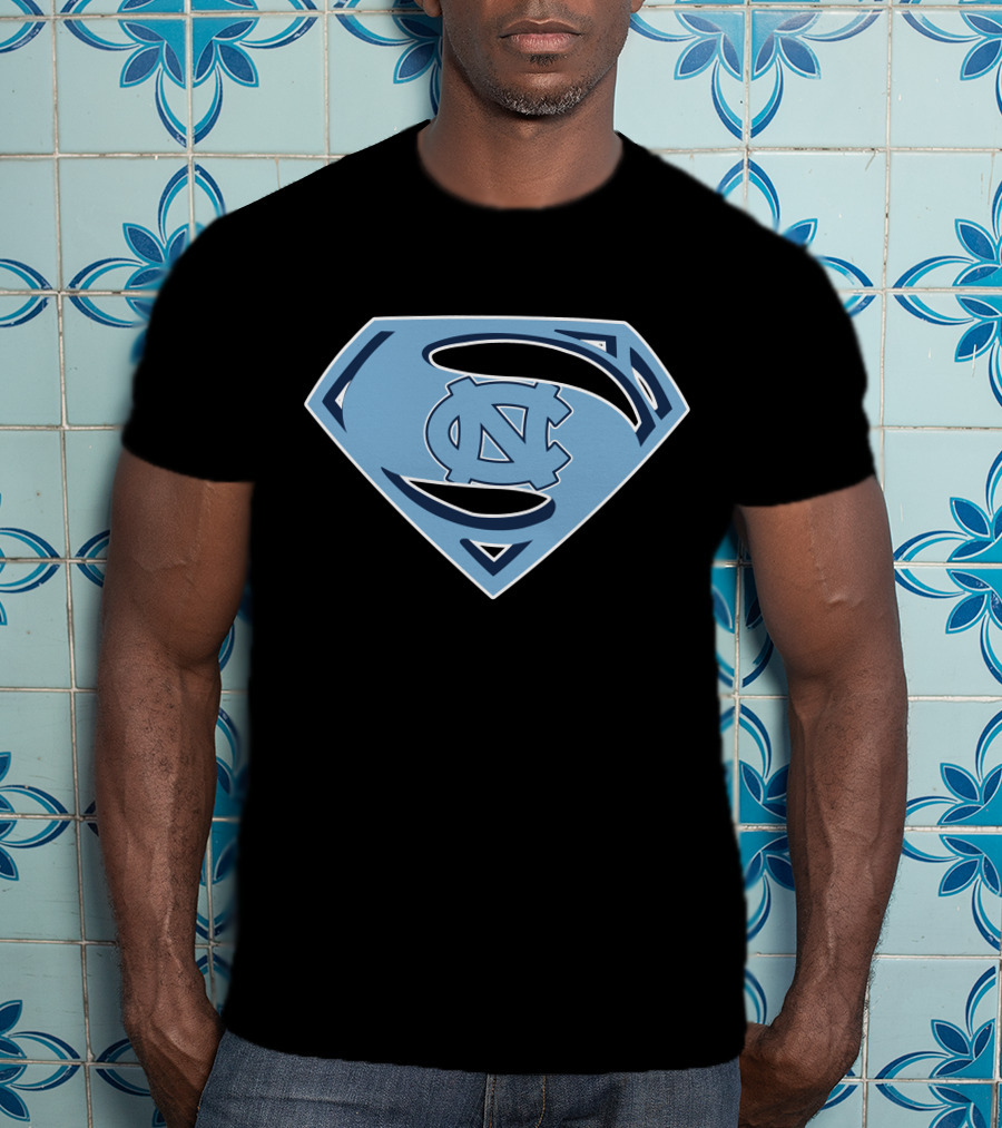 UNC Tar Heels Superman T-Shirt
