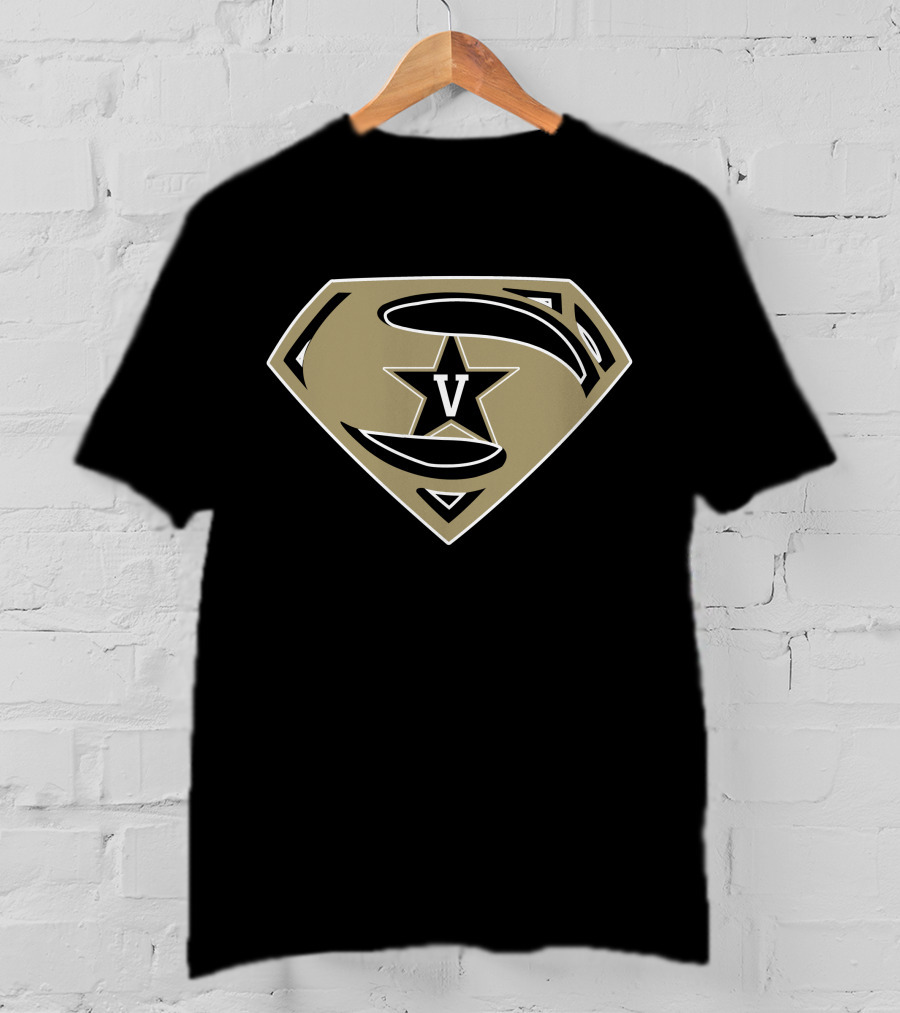 Superman Logo Vanderbilt Star V Emblem T-Shirt