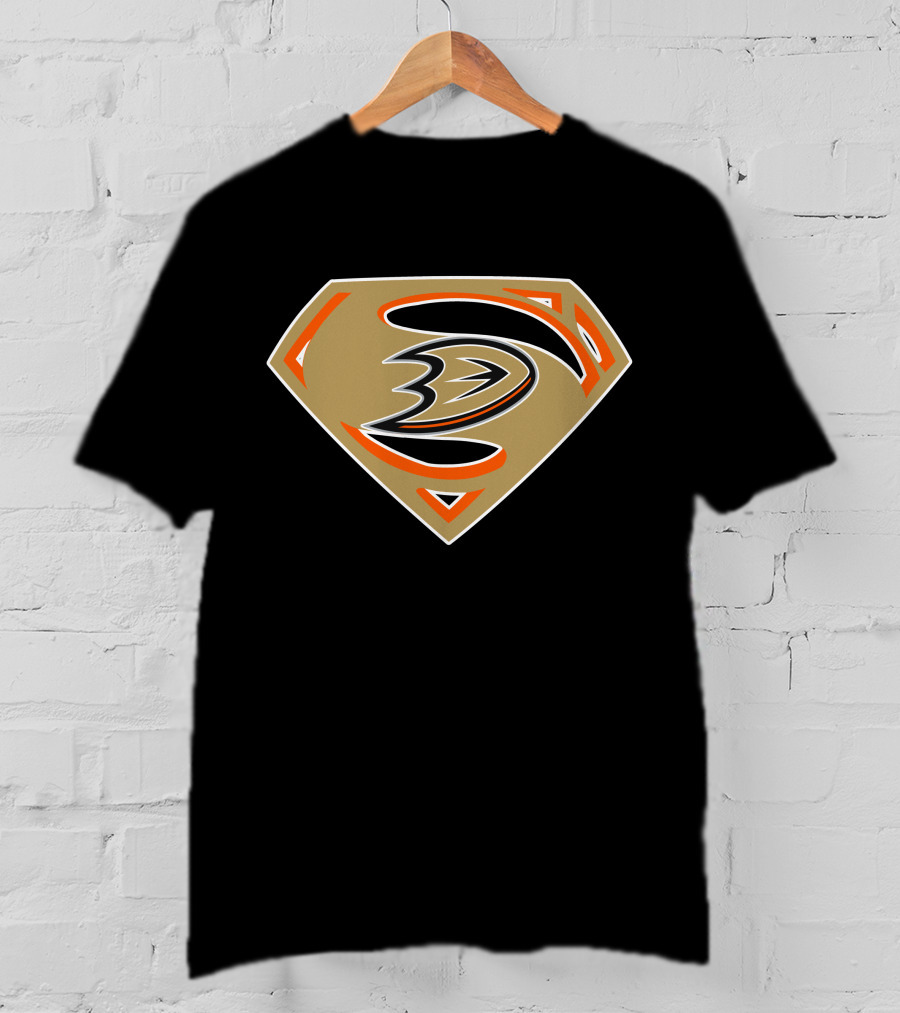 Anaheim Ducks Super Logo Mashup T-Shirt