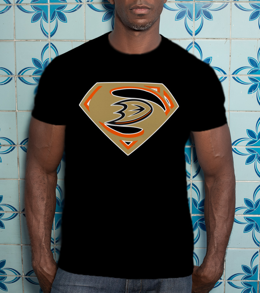 Anaheim Ducks Super Logo Mashup T-Shirt