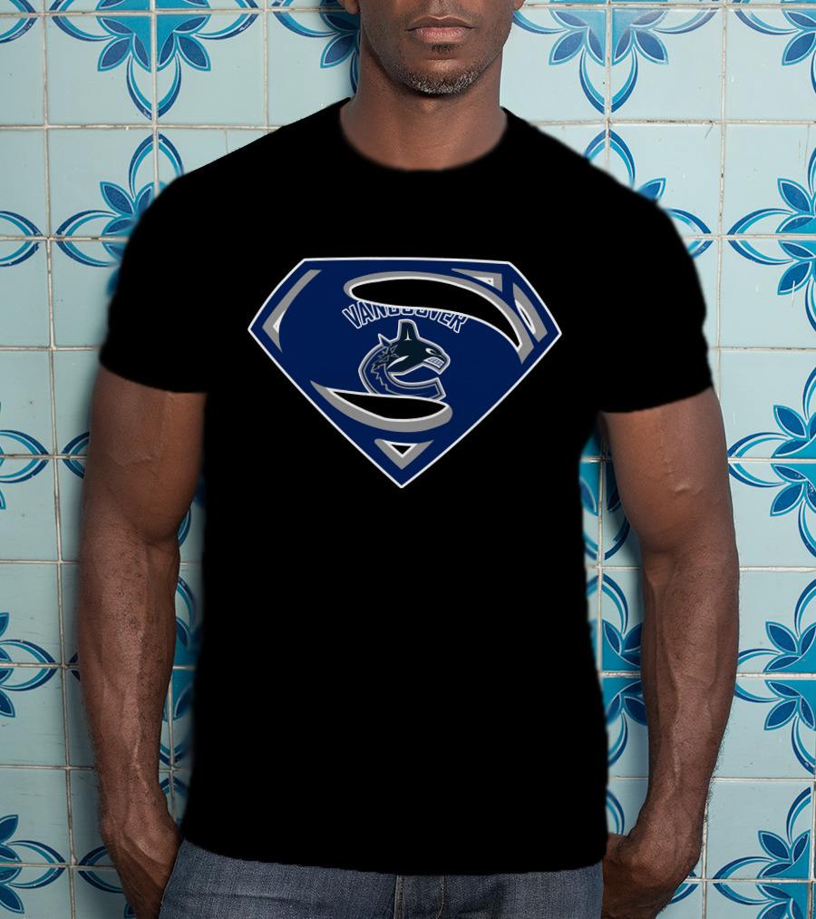 Vancouver Canucks Superman T-Shirt