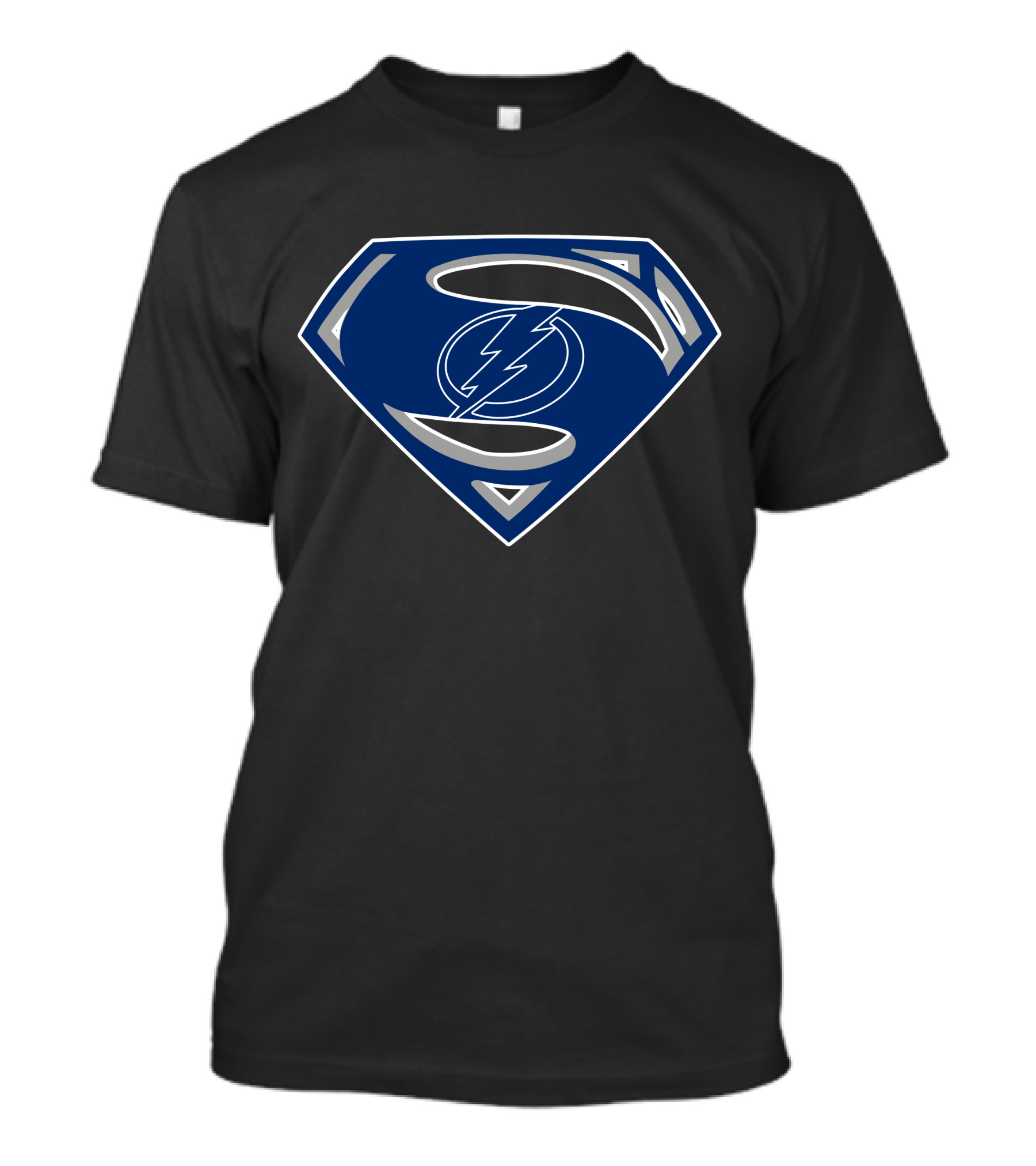 Superman Lightning Bolt Shield Emblem T-Shirt
