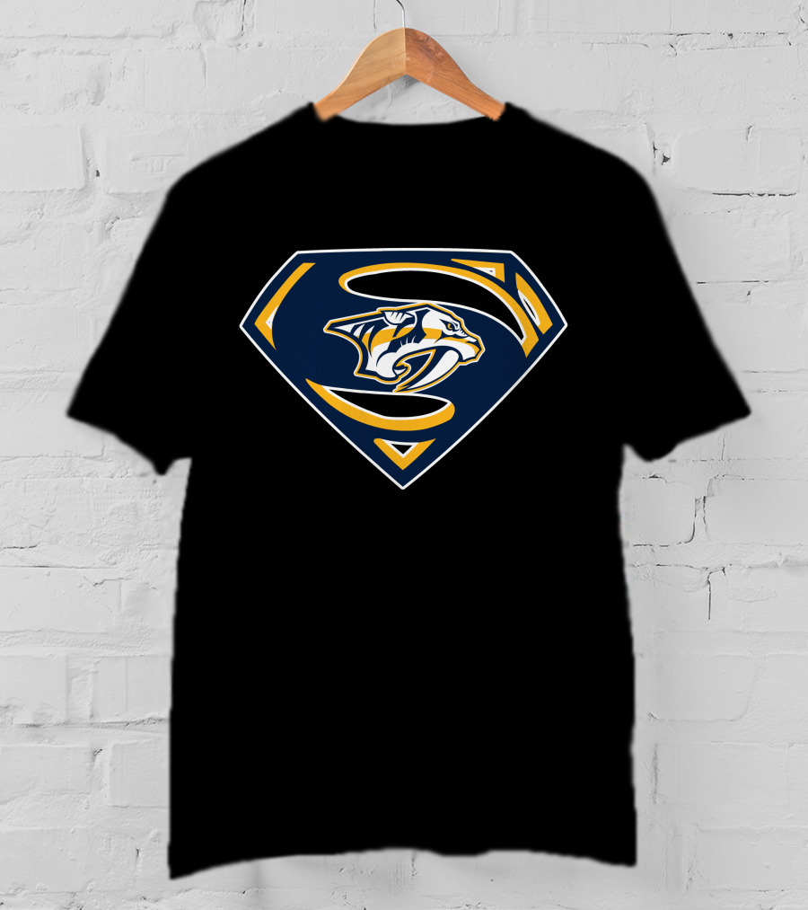 Superman Nashville Predators T-Shirt