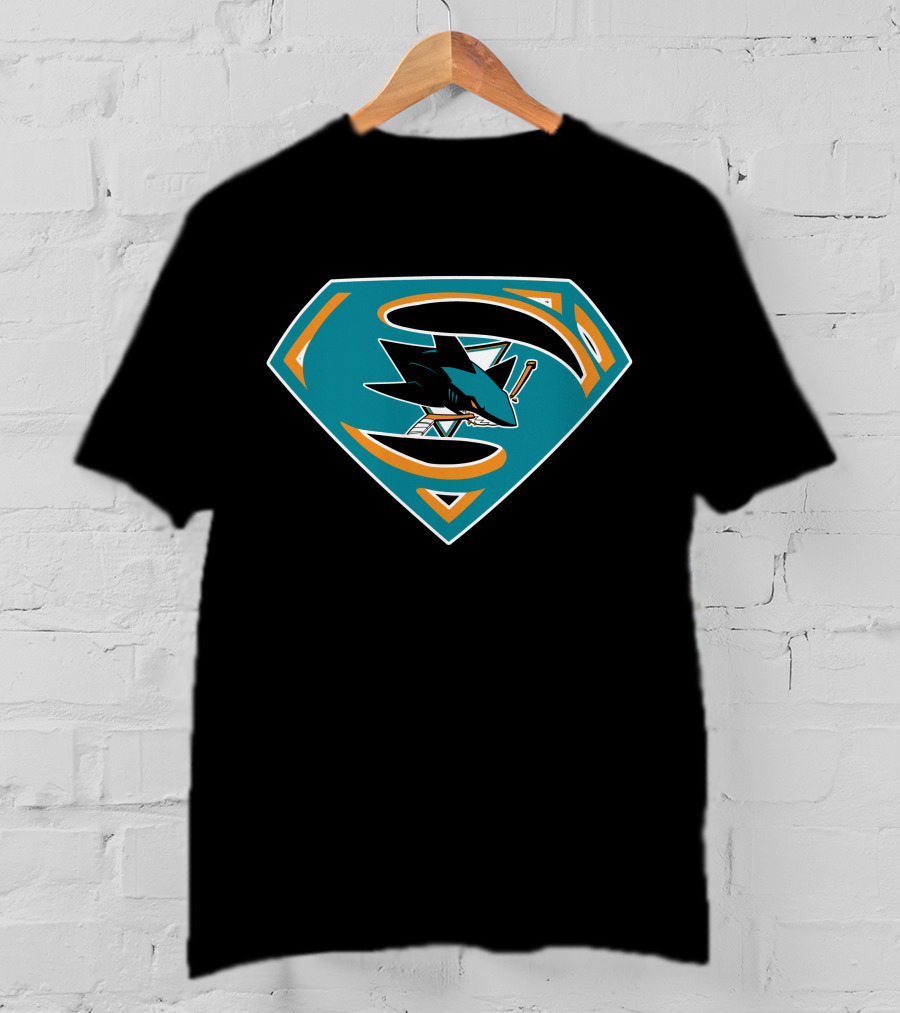 San Jose Sharks Superman T-Shirt