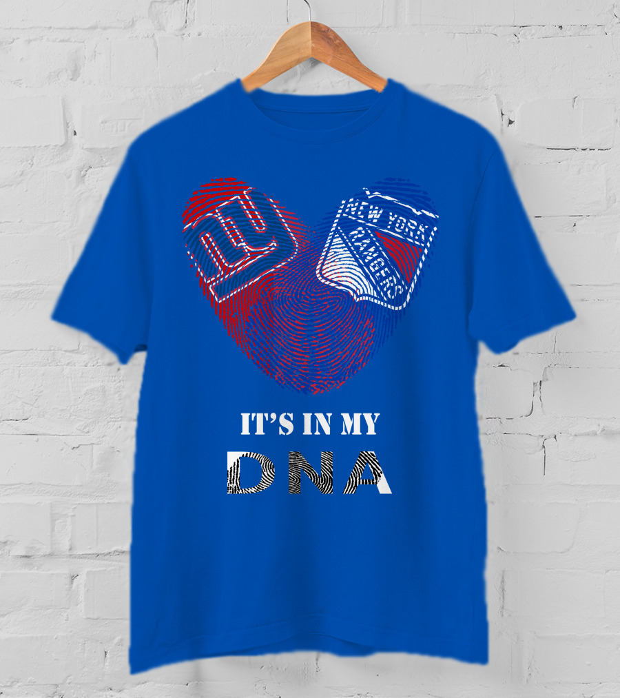 Giants New York Rangers It's In My Dna T-Shirt