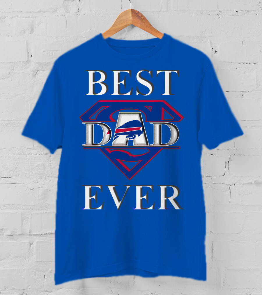 Best Dad Ever Buffalo Football Super T-Shirt