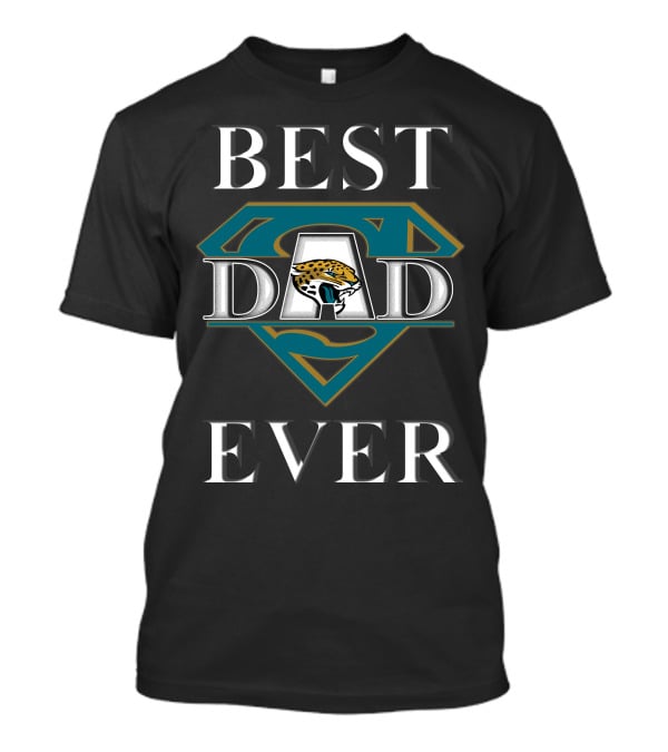 BEST DAD EVER Jaguars Logo Superman T-Shirt