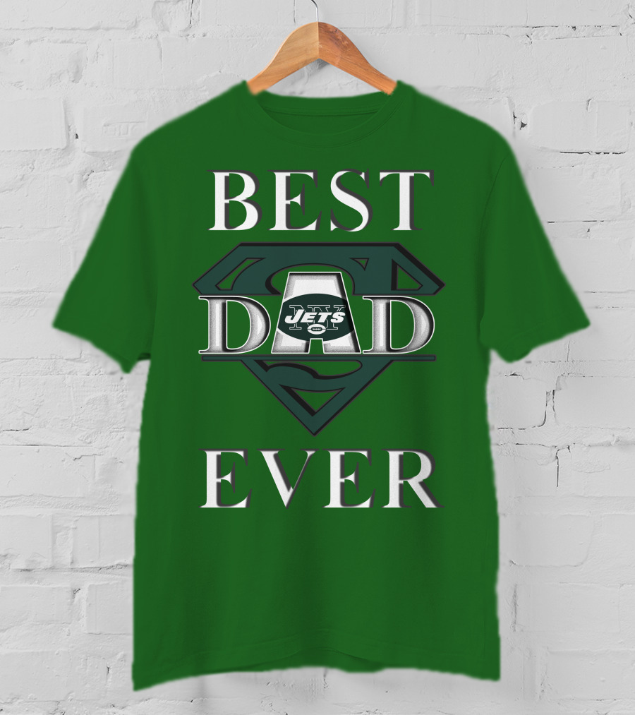 Best Dad Ever Jets Super Dad T-Shirt
