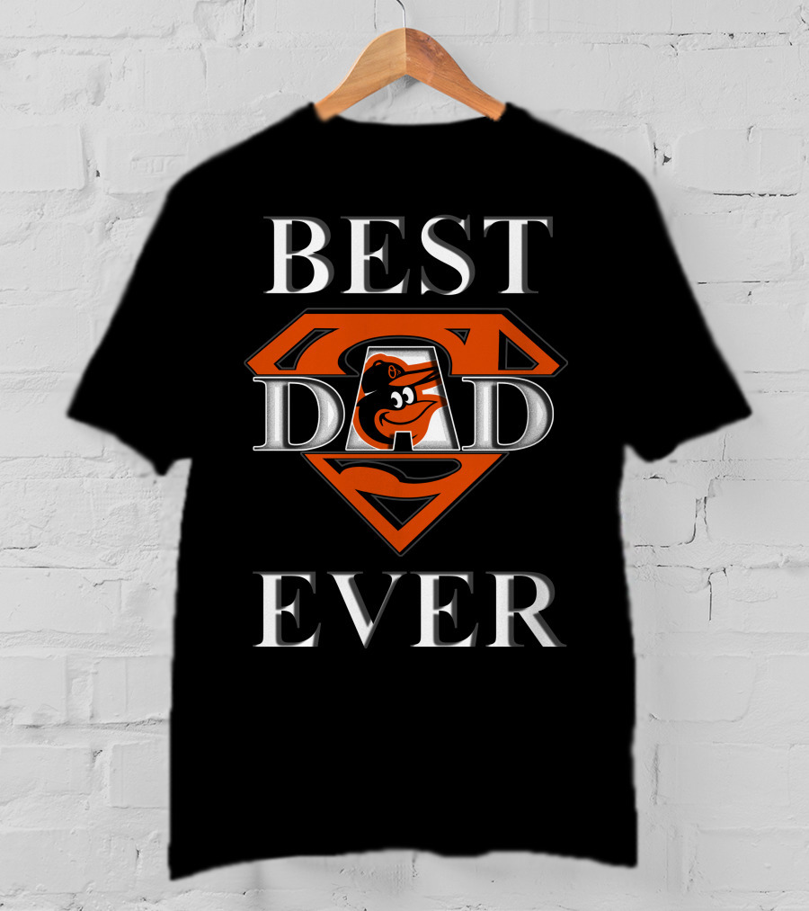 Best Dad Ever Orioles Superman T-Shirt