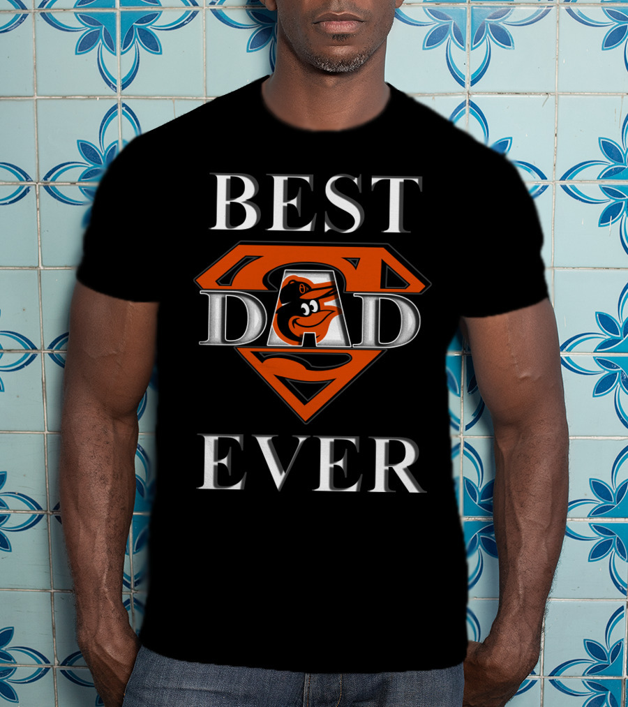 Best Dad Ever Orioles Superman T-Shirt