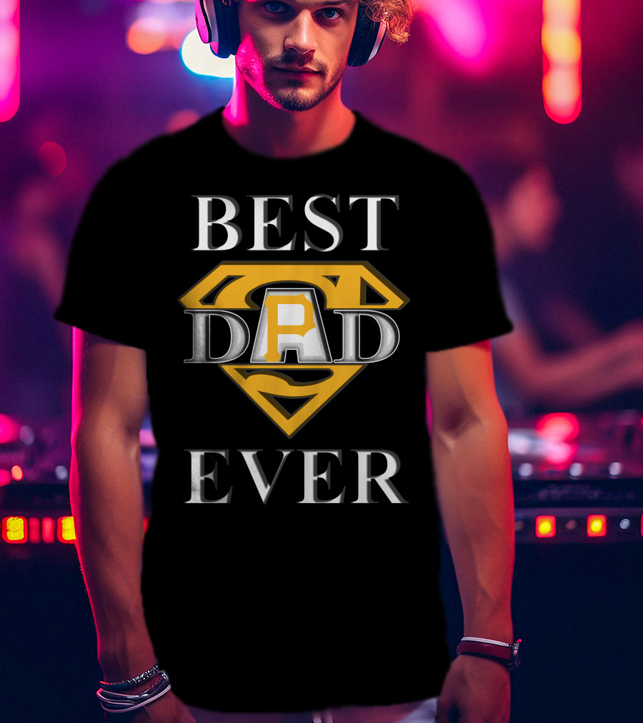 Best Dad Ever Pirates Superman T-Shirt