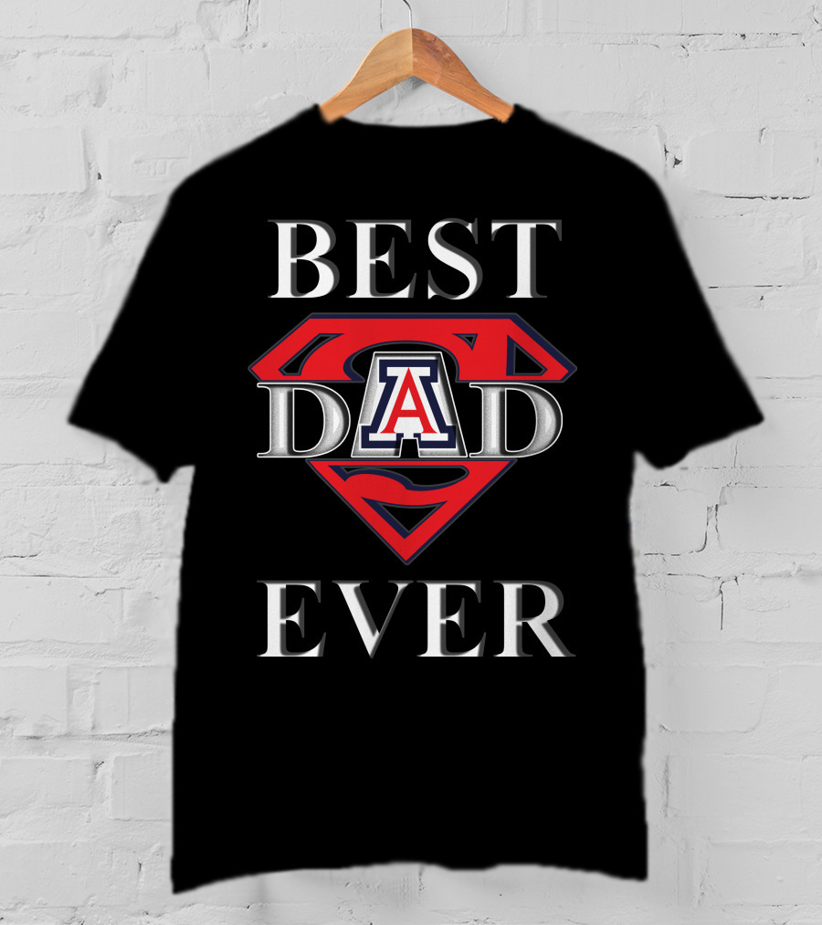 Arizona Wildcats Best Dad Ever Super Dad T-Shirt