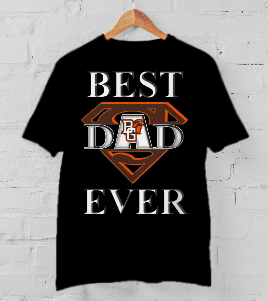 Best Dad Ever Bowling Green Falcons Superdad T-Shirt