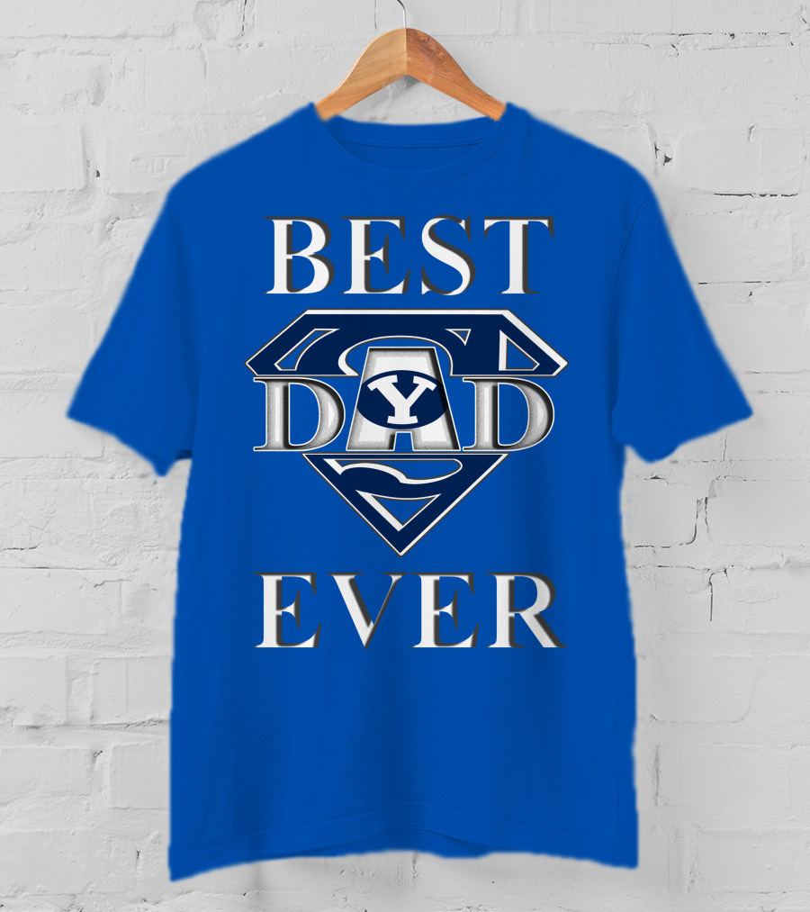 BYU Cougars Best Dad Ever Super Dad T-Shirt