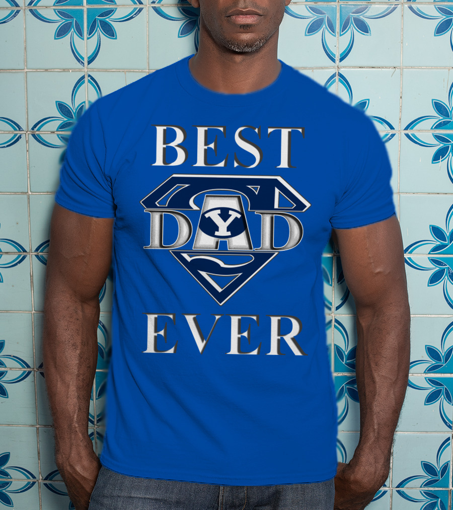 BYU Cougars Best Dad Ever Super Dad T-Shirt