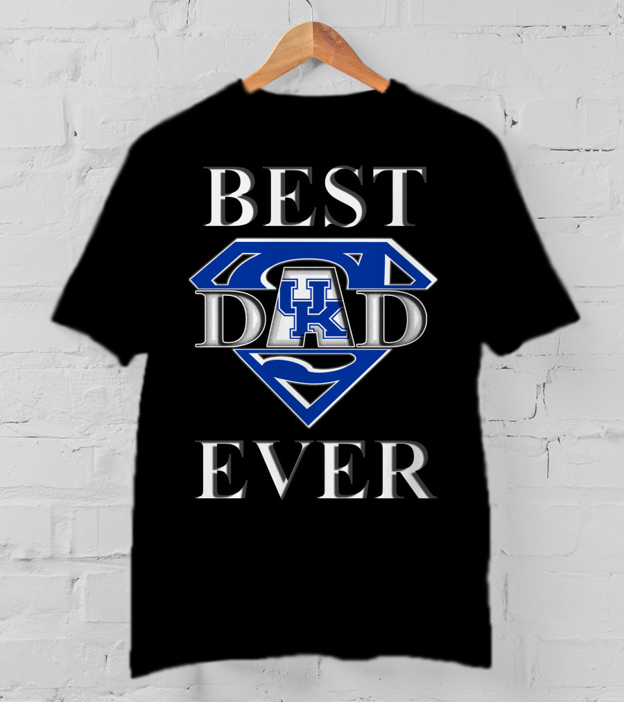 Best Dad Ever Kentucky Wildcats Super T-Shirt
