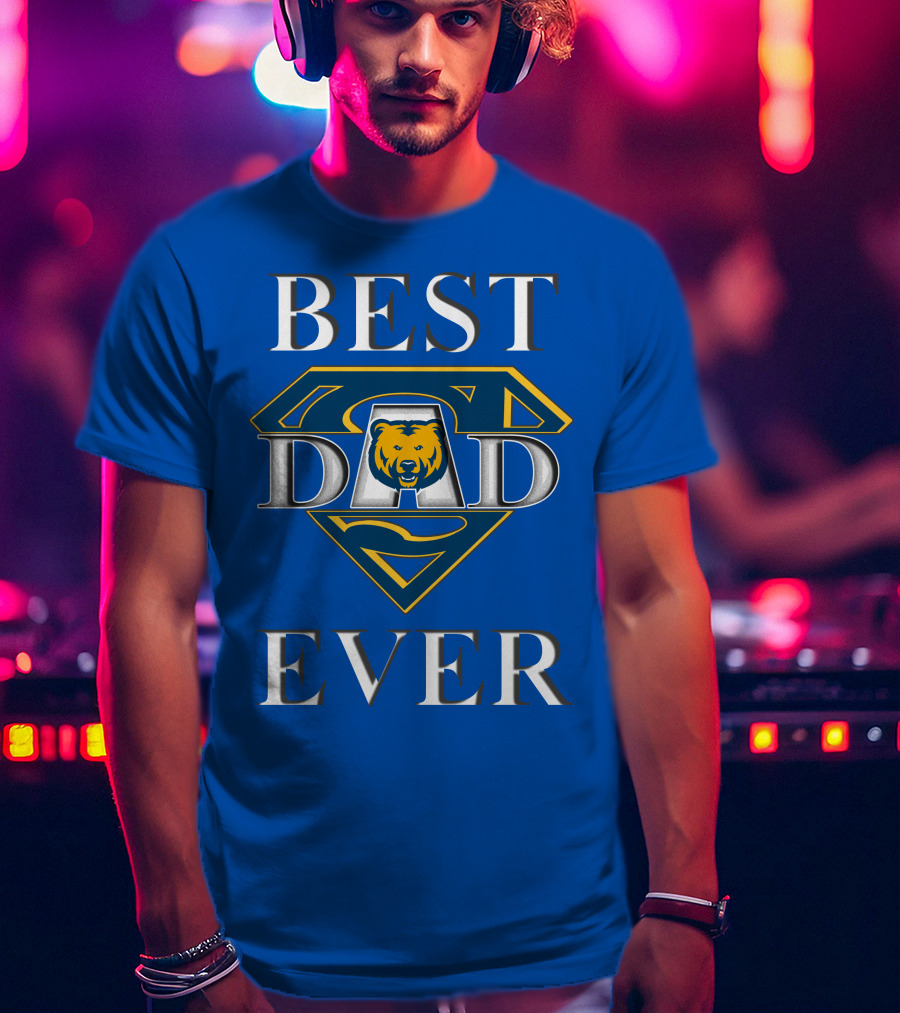 Best Dad Ever Northern Colorado Bears Super Dad T-Shirt