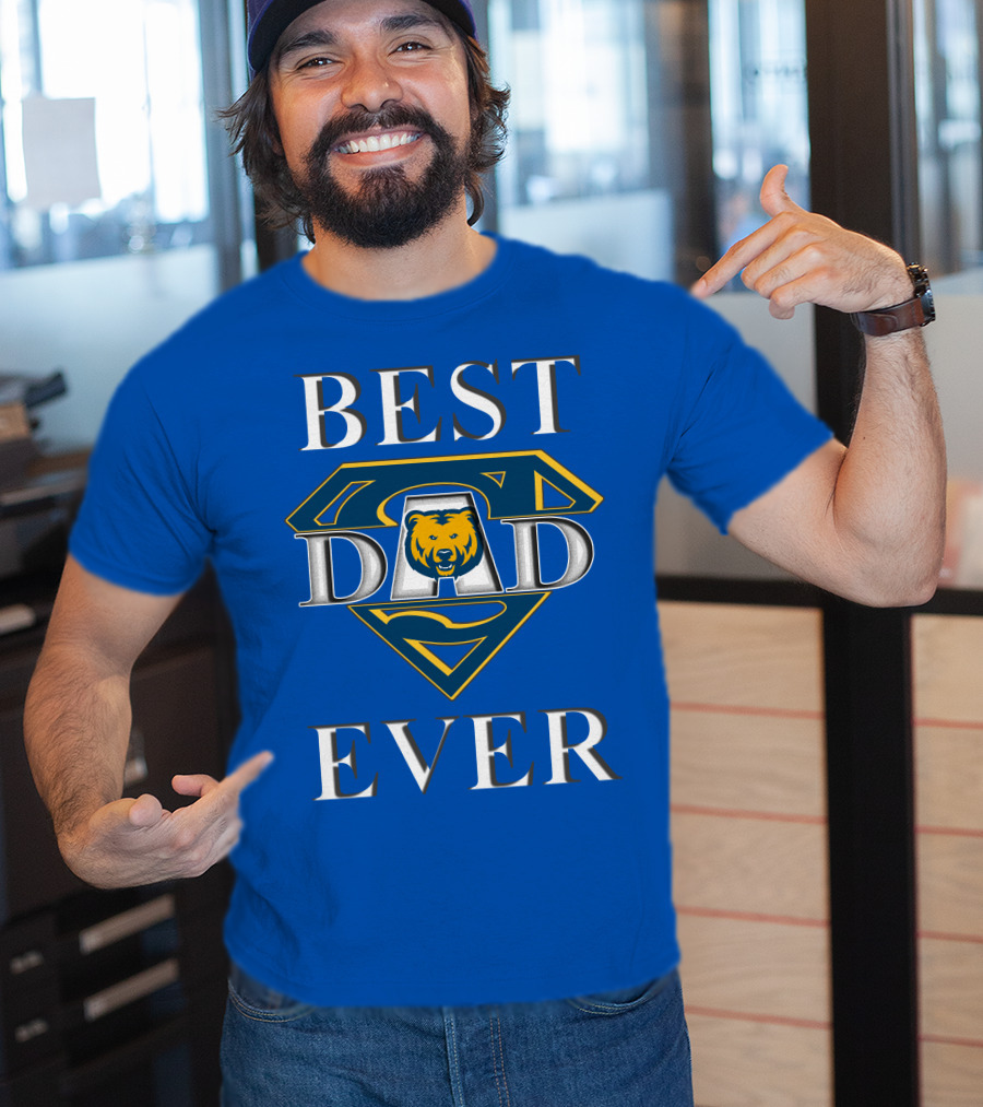 Best Dad Ever Northern Colorado Bears Super Dad T-Shirt