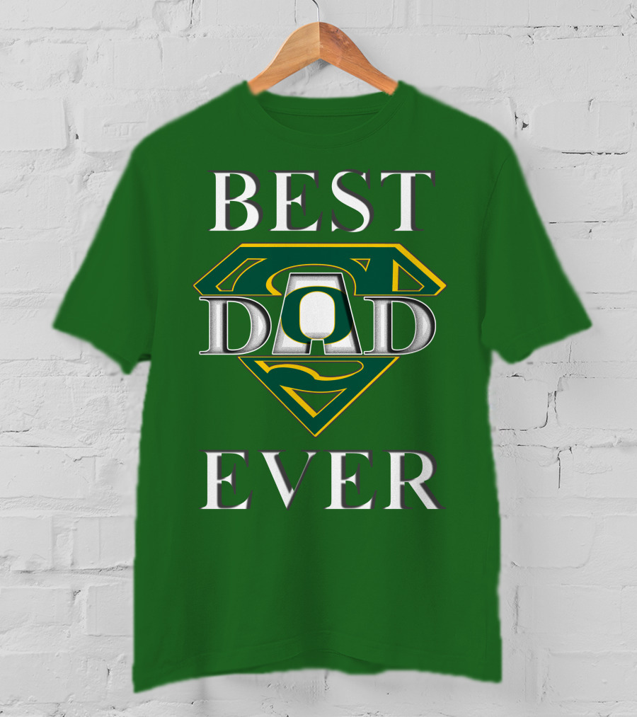 Best Dad Ever Oregon Ducks Super Dad T-Shirt