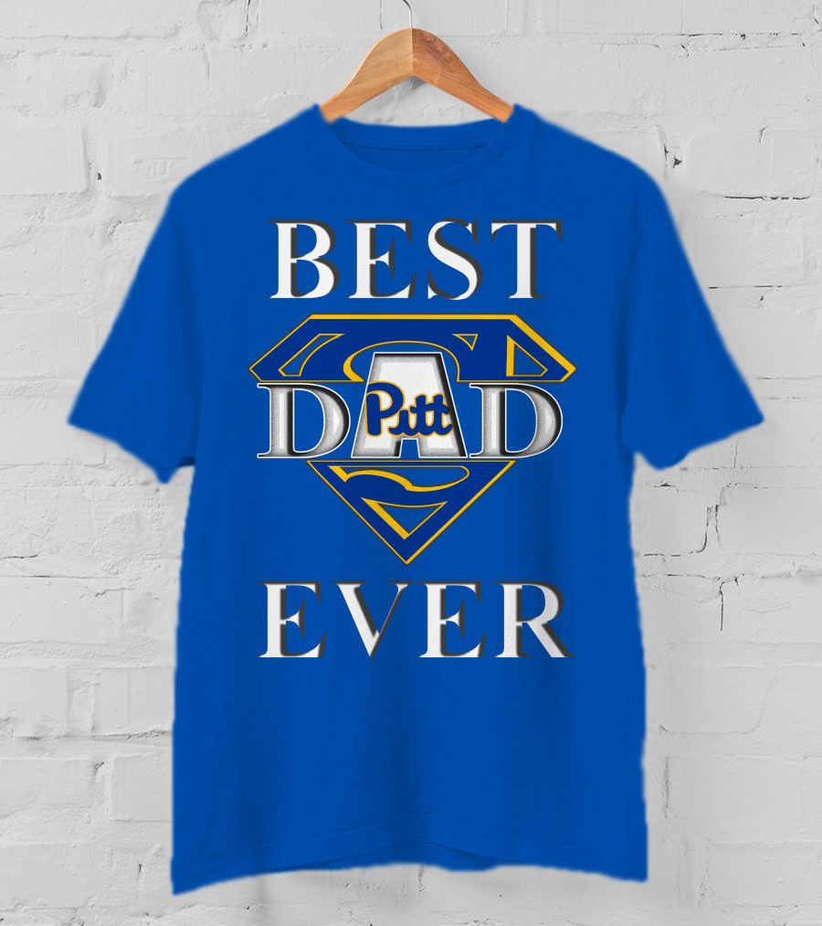 Best Dad Ever Pitt Panthers Super Dad T-Shirt