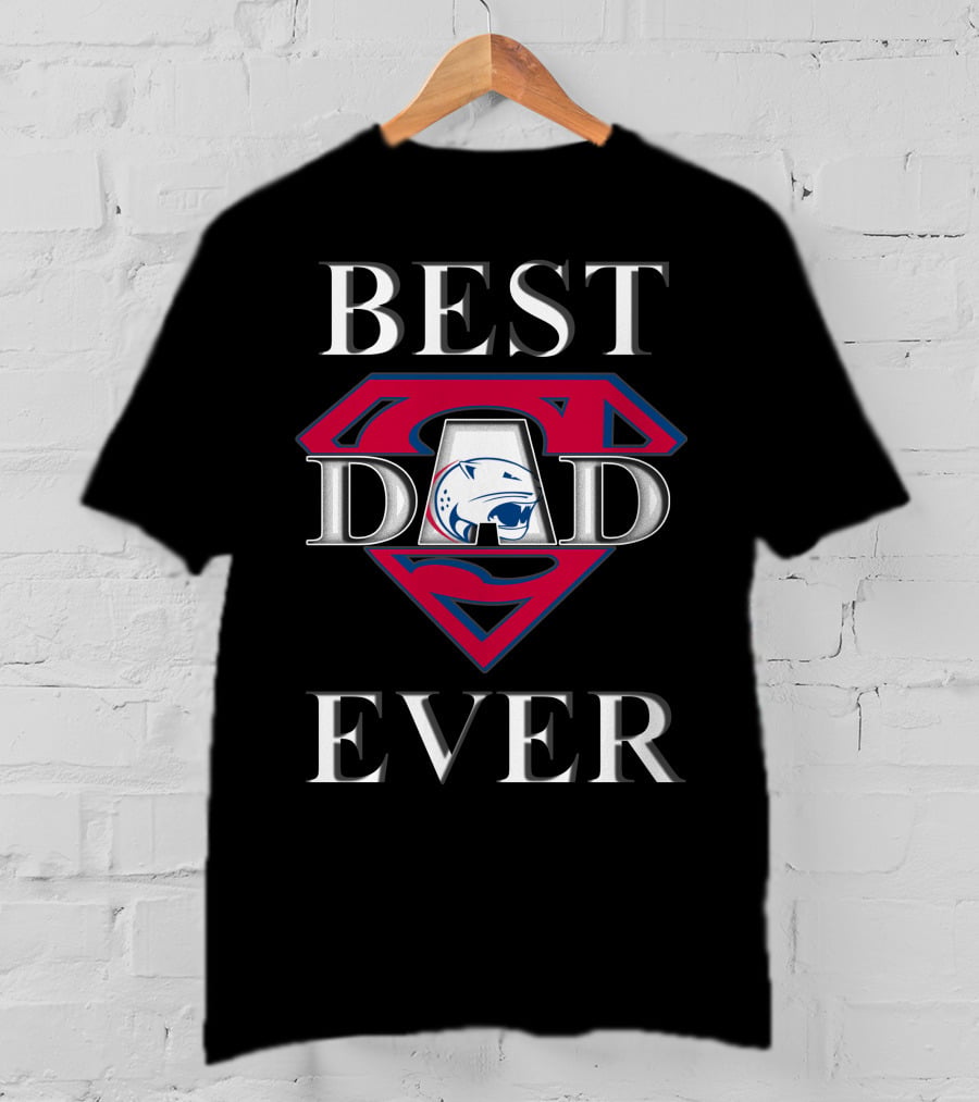South Alabama Jaguars Best Dad Ever Superdad T-Shirt